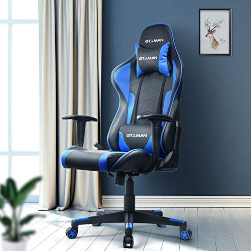 GTXMAN - ゲーミングチェア X188-BLUE の評価 | SHOPSTAFF